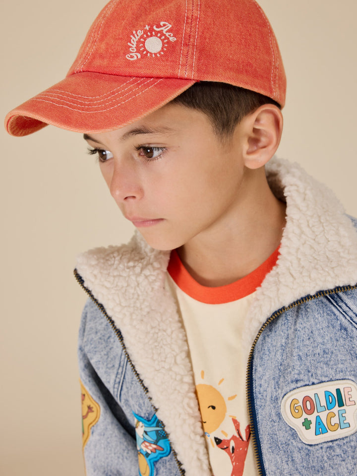 Cap | Denim - Tate - Apple Red
