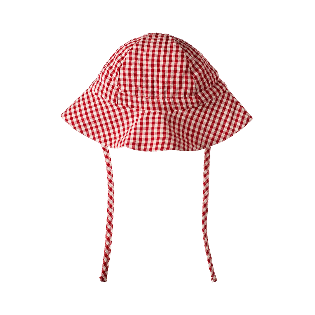 Sun Hat | Red Gingham
