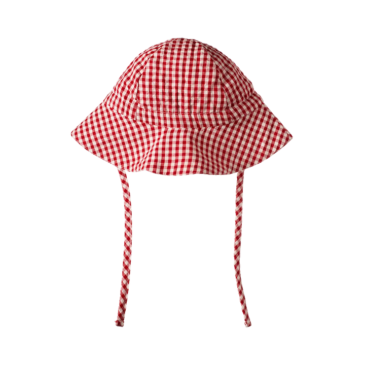 Sun Hat | Red Gingham