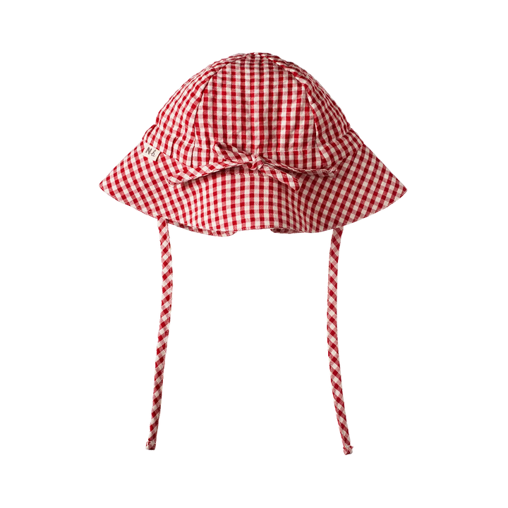 Sun Hat | Red Gingham