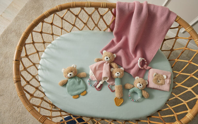 Hugglies | Comforter - Teddy Bear Pink