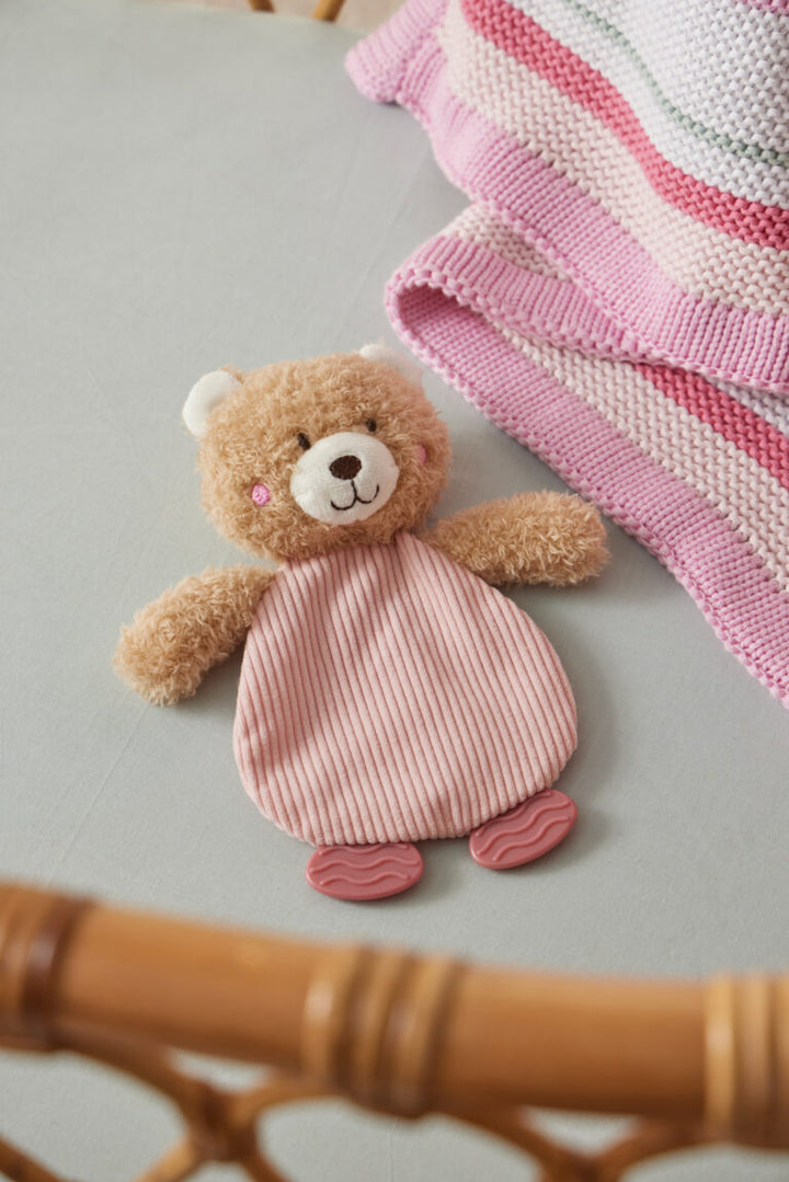 Hugglies | Crinkle Toy – Teddy Bear Pink