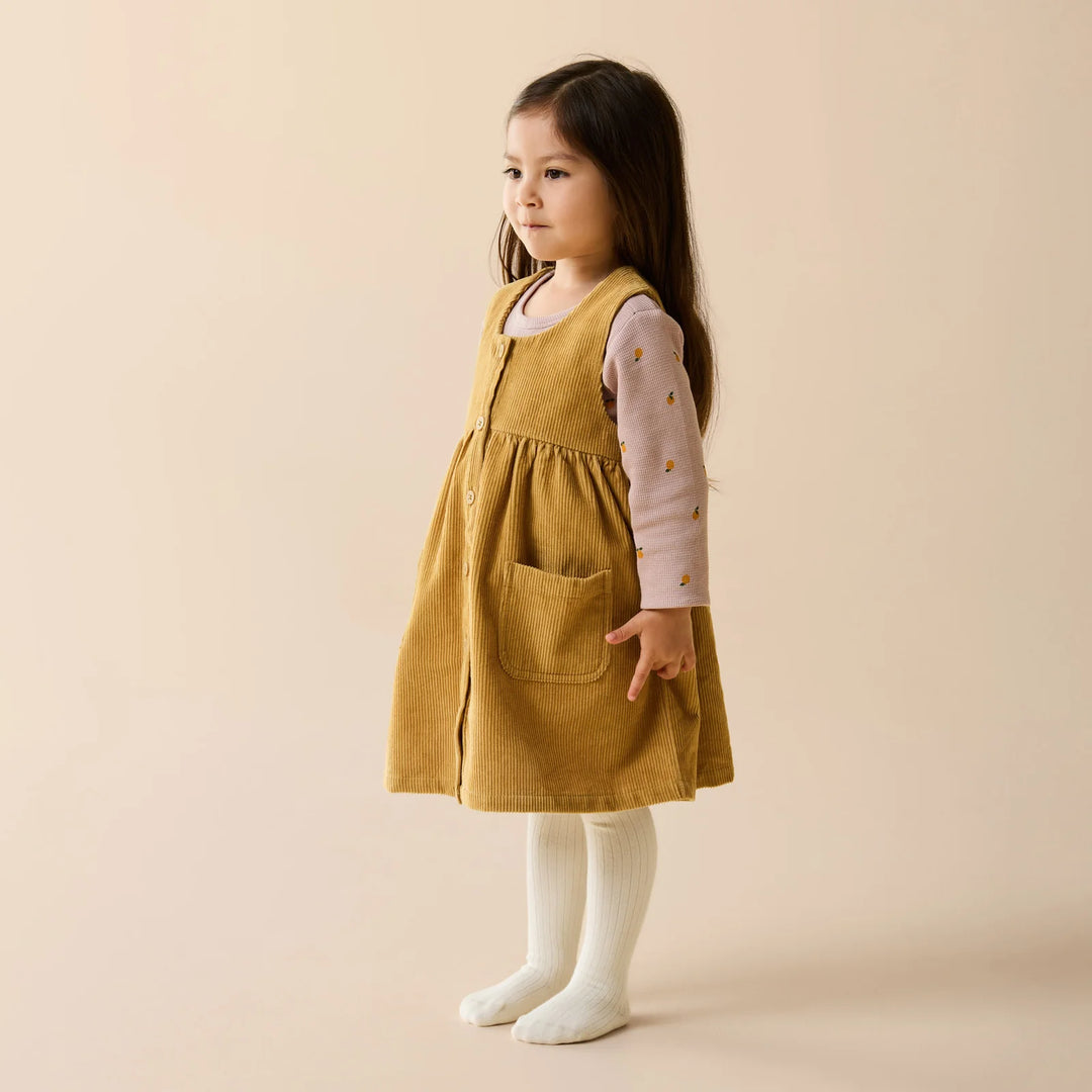 Dress | Organic Cord - Amber Glow