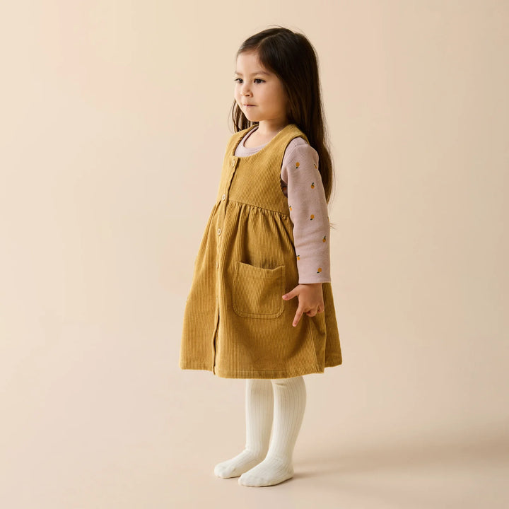 Dress | Organic Cord - Amber Glow