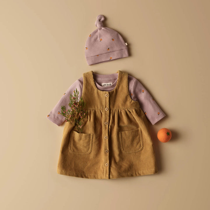 Dress | Organic Cord - Amber Glow