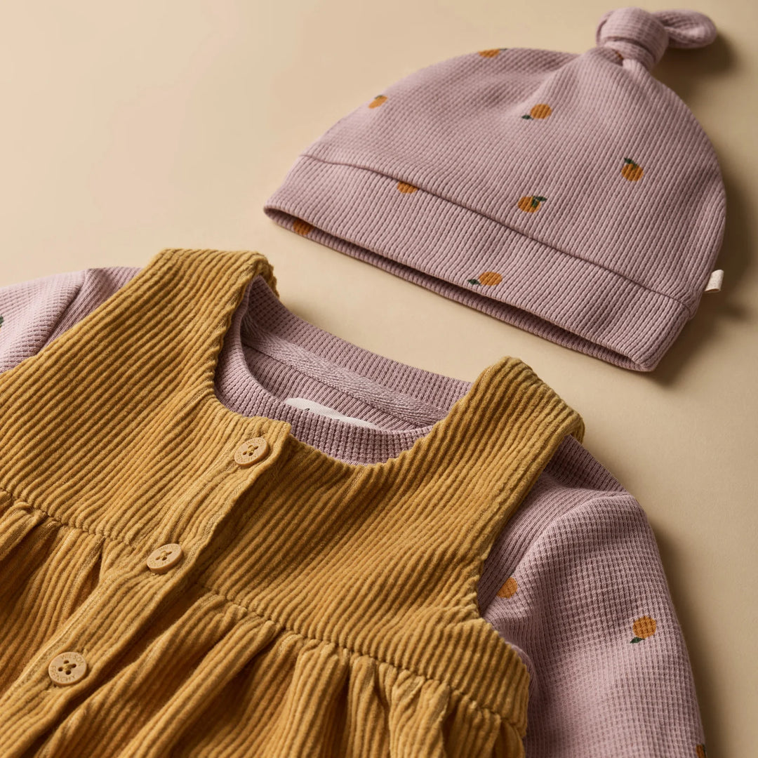 Dress | Organic Cord - Amber Glow