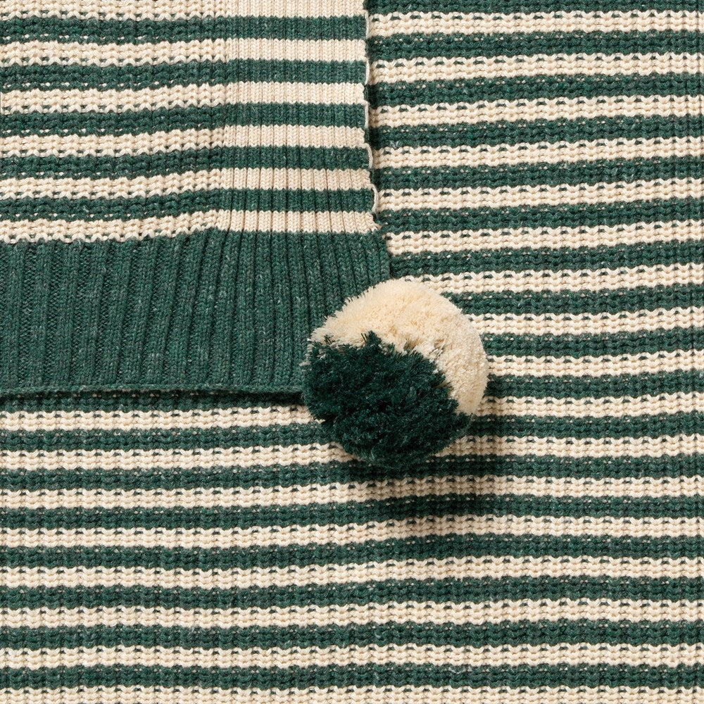 Blanket | Knitted - Clover Stripe