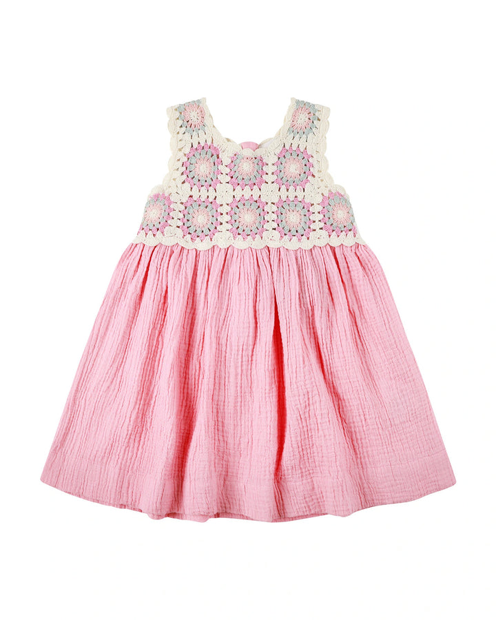 Dress | Crochet Woven - Strawberry