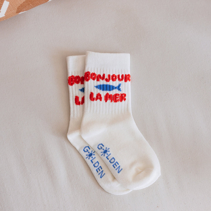 Socks | Bonjour La Mer - Vanilla