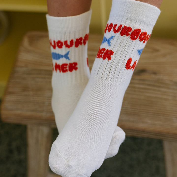 Socks | Bonjour La Mer - Vanilla