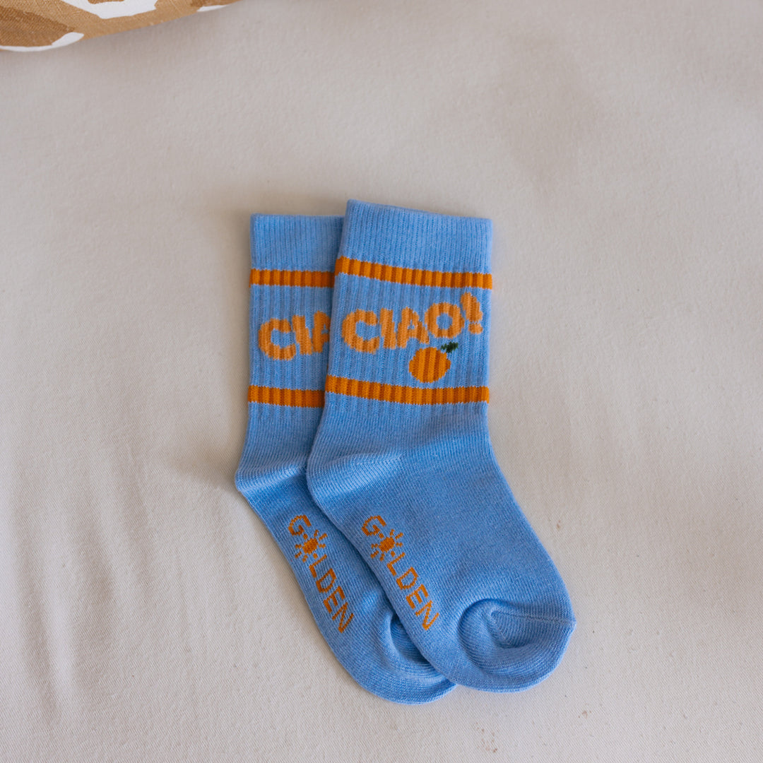 Socks | Ciao Arancia - Vintage Blue