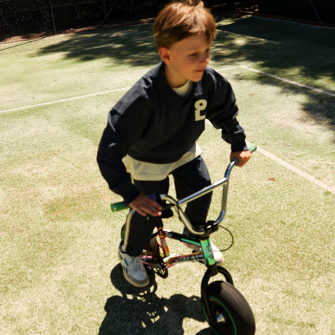 Top | Long Sleeve OG Rugby - Washed Navy