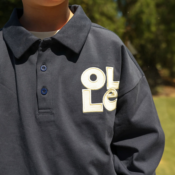 Top | Long Sleeve OG Rugby - Washed Navy