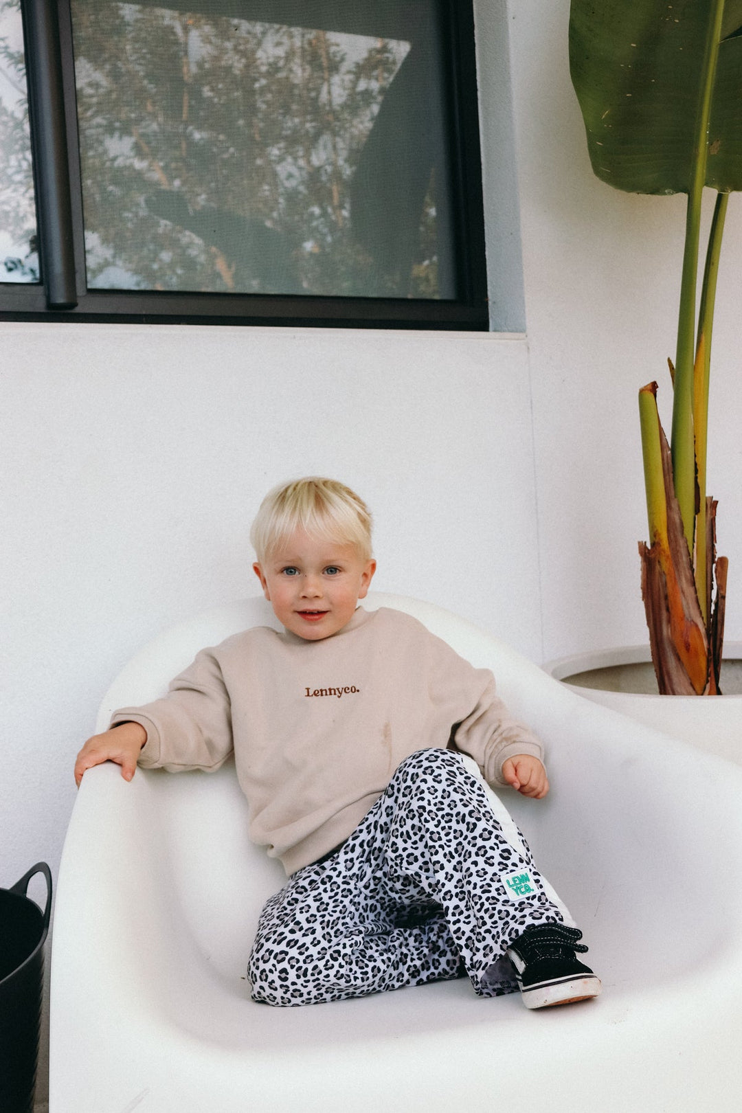 Sweater | Lennyco Signature - Stone