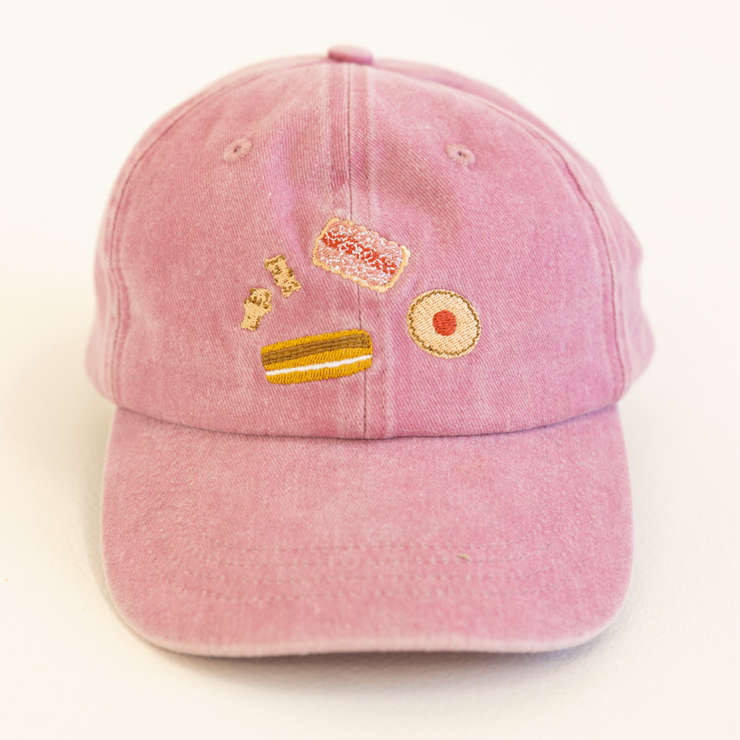 KIDS BICKIE BREAK CAP - ACID WASH PINK