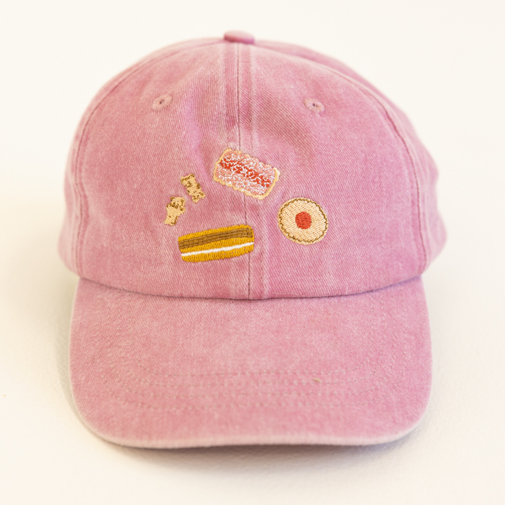 KIDS BICKIE BREAK CAP - ACID WASH PINK