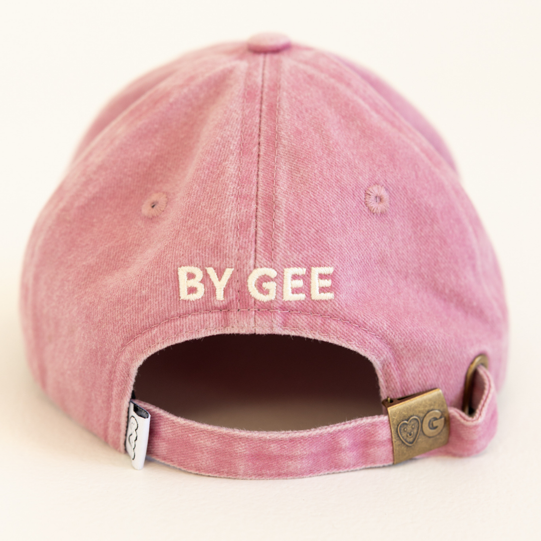 KIDS BICKIE BREAK CAP - ACID WASH PINK