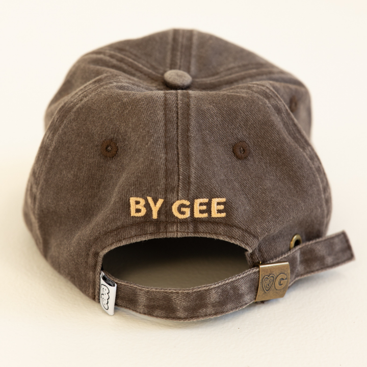 KIDS COWS CAP - ACID WASH CHARCOAL