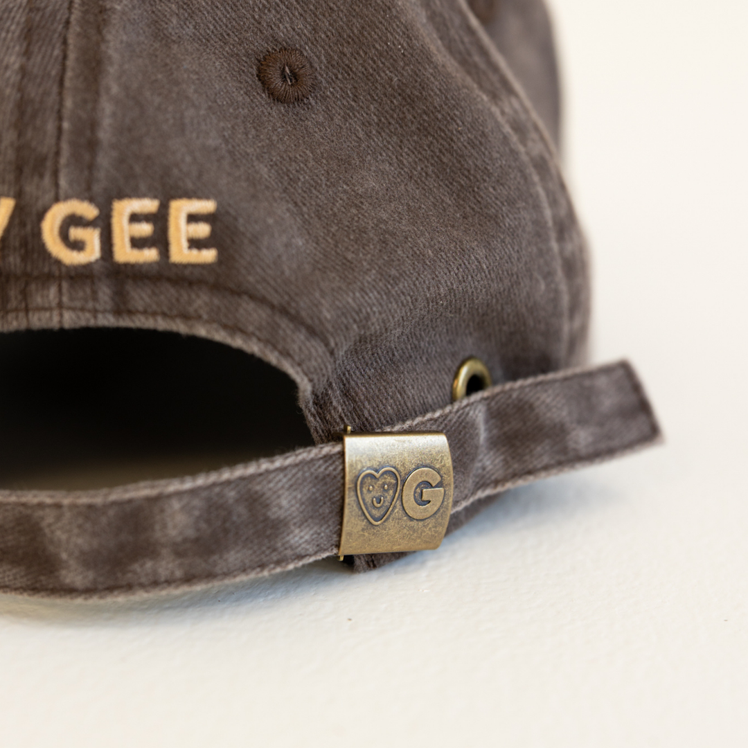 KIDS COWS CAP - ACID WASH CHARCOAL