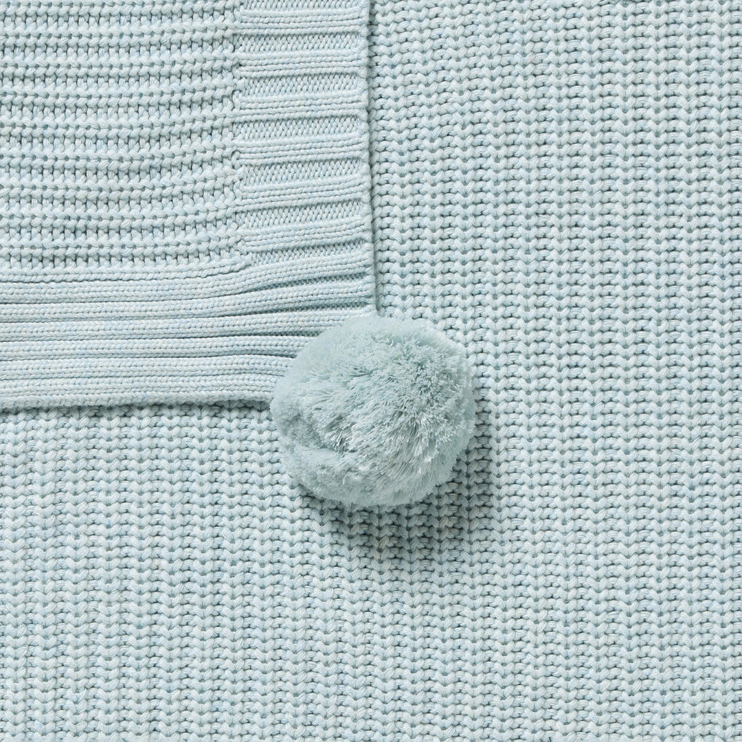 Blanket | Knitted - Cloud Blue