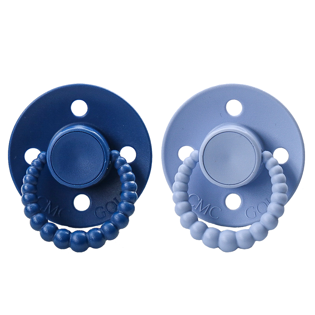 2pk Dummies - Navy & Baby Blue