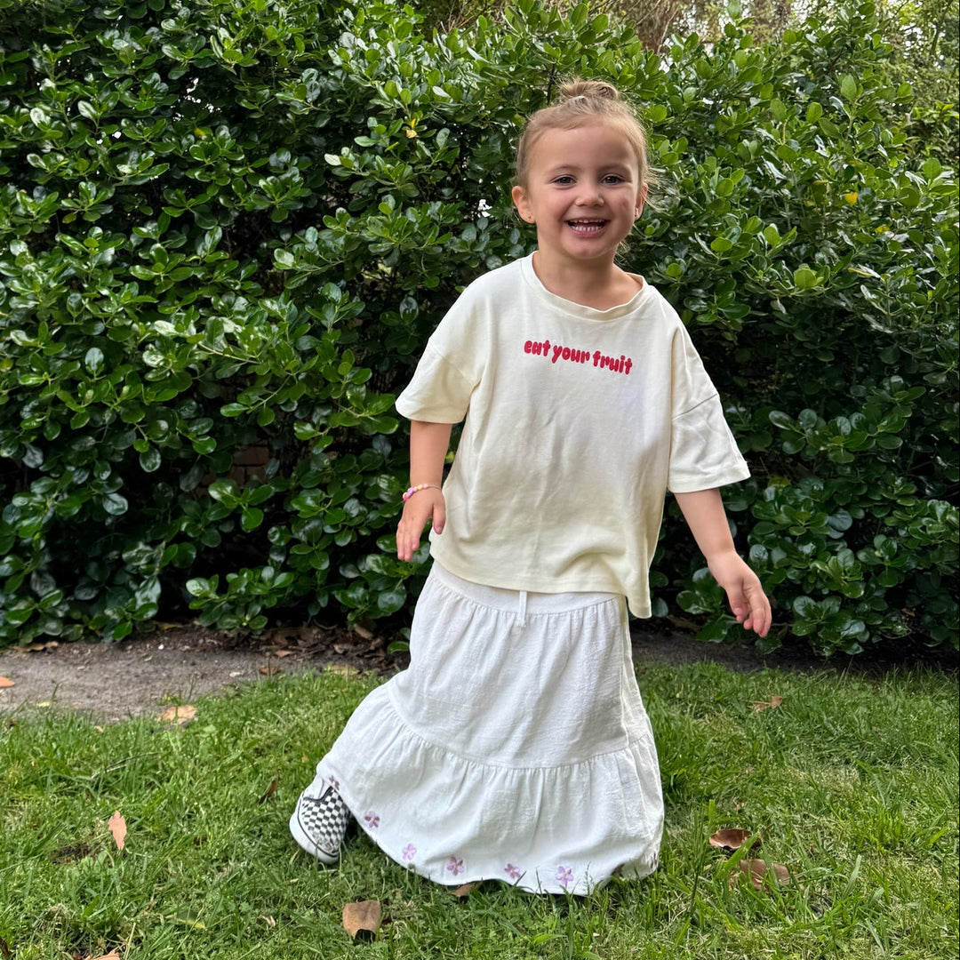 Tee | Eat Your Fruit - Butter Yellow