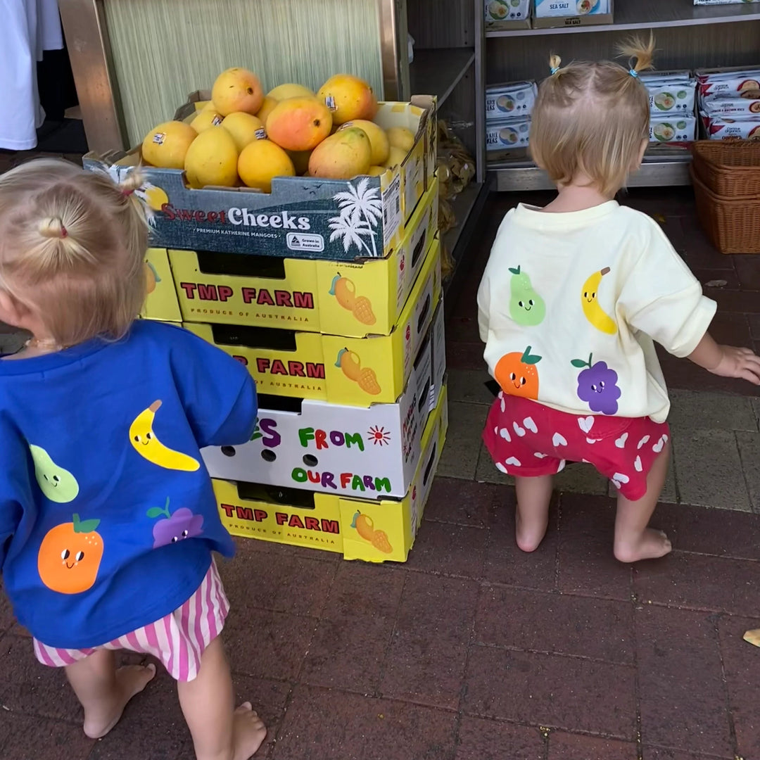 Tee | Eat Your Fruit - Royal Blue