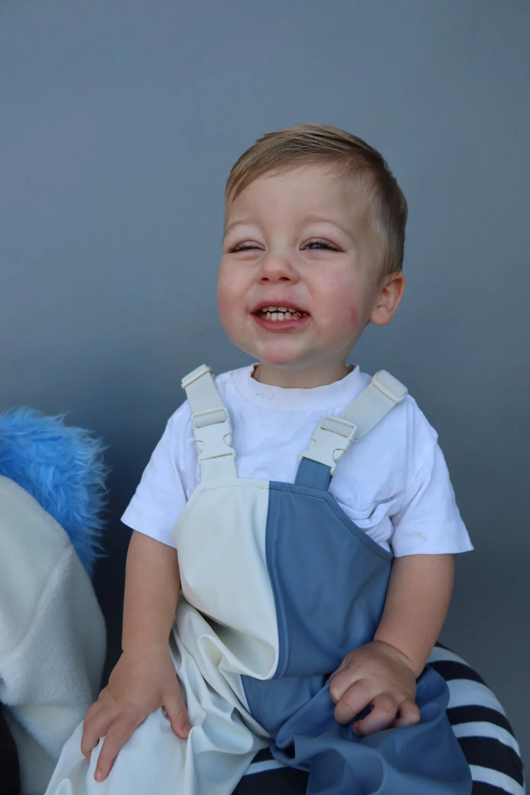 Waterproof Overalls - Cloud & Cream