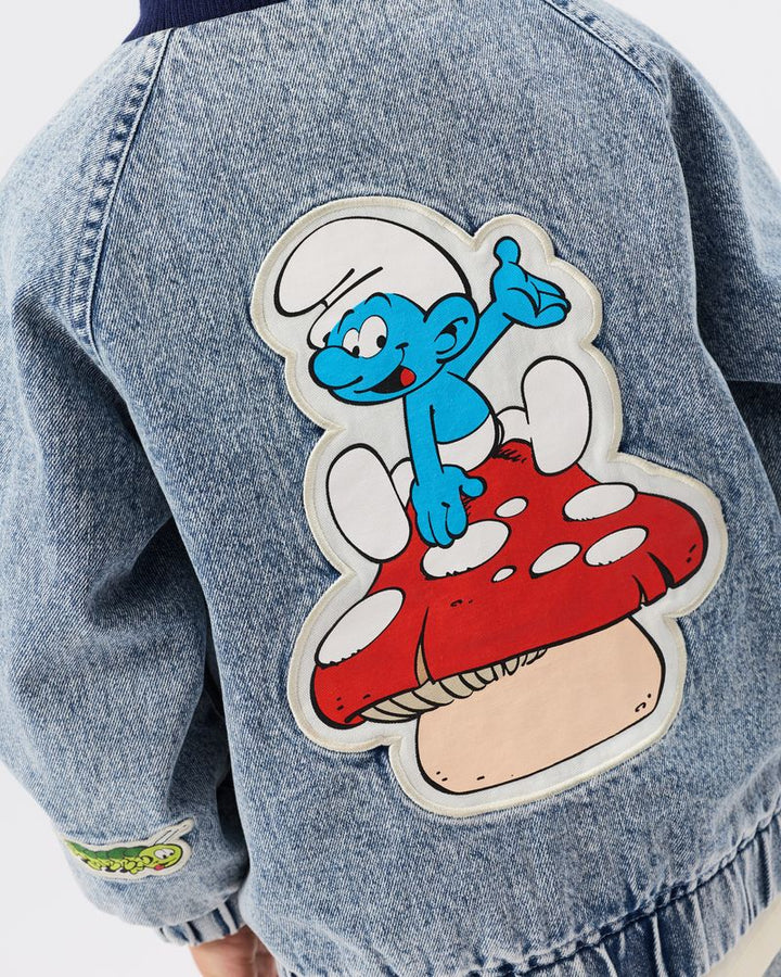 The Smurfs Badge Bomber Jacket