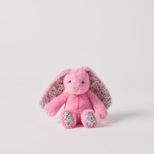Rattle | Floral Bunny - Sherbet Pink