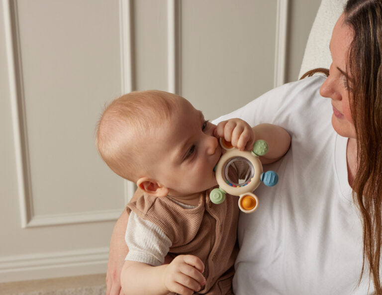 Teether | Sensory Silicone Rattle