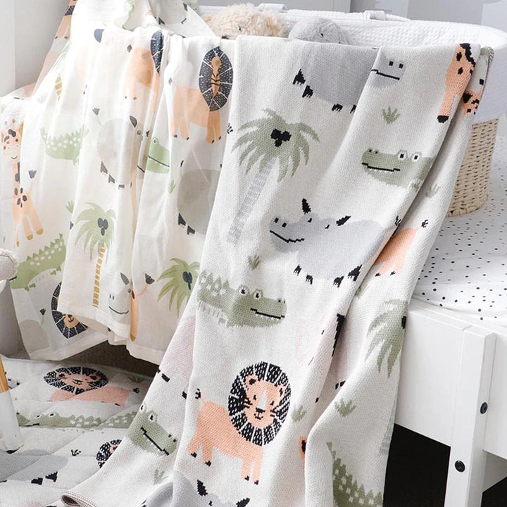 Blanket | Knit - Jungle Safari