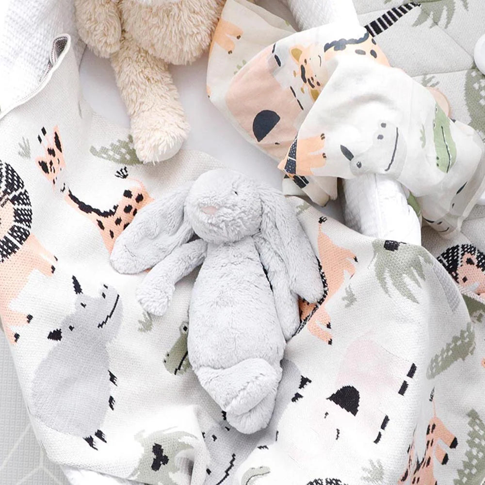 Blanket | Knit - Jungle Safari