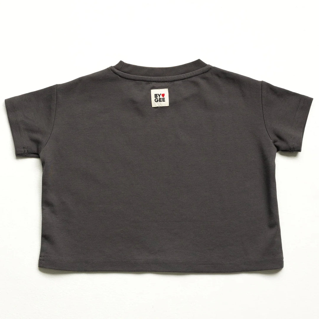Temperamental Boxy Tee - Charcoal