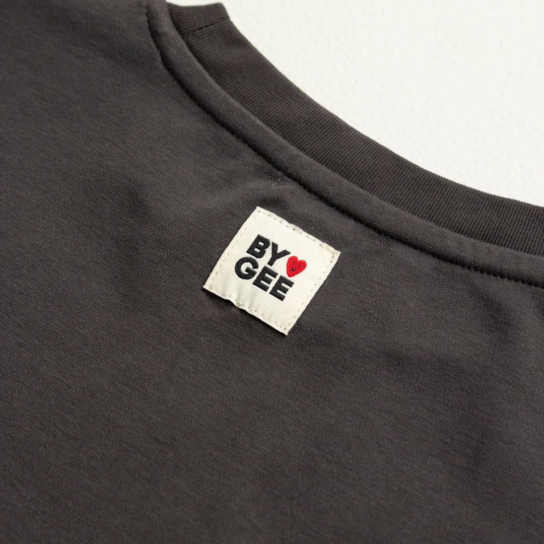 Temperamental Boxy Tee - Charcoal