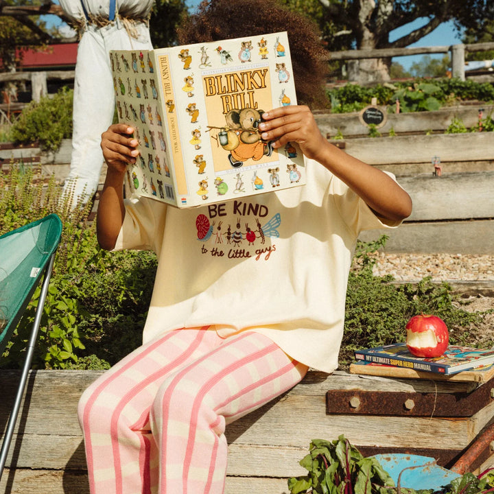 Little Guys Oversized Boxy Tee - Butter