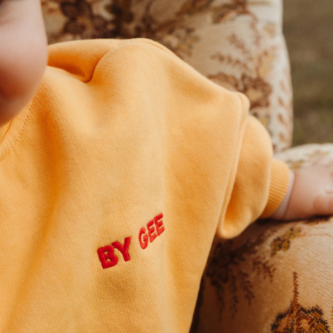 Cotton Boxy Sweatshirt - Honey
