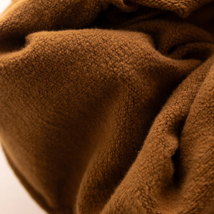 Cotton Boxy Sweatshirt - Chocolate