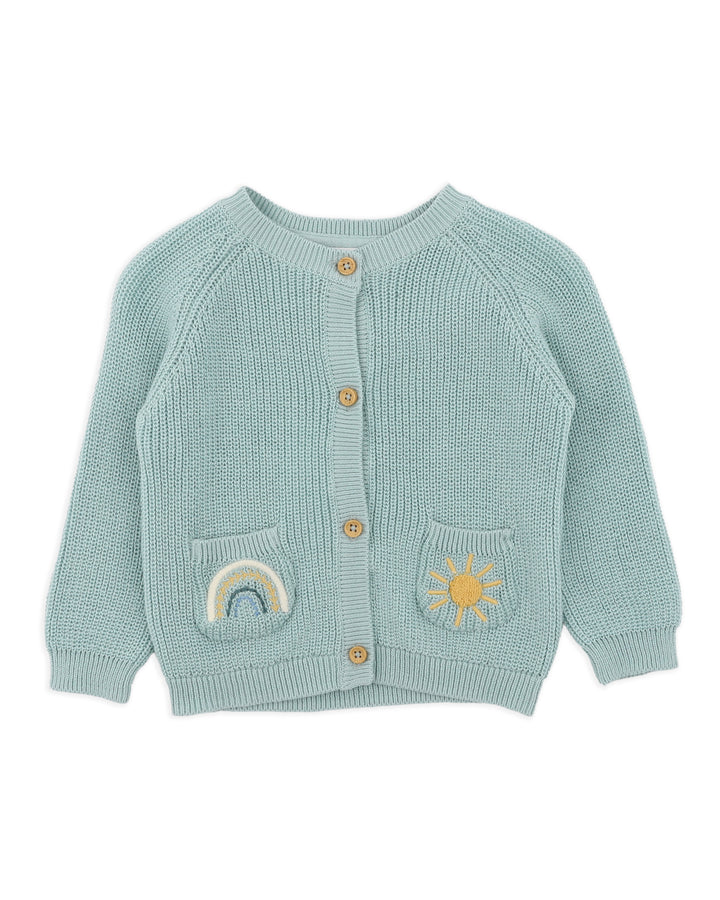 Organic Cardigan | Scout - Sage