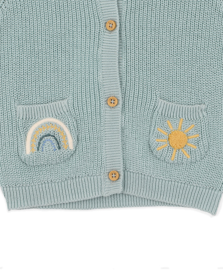 Organic Cardigan | Scout - Sage
