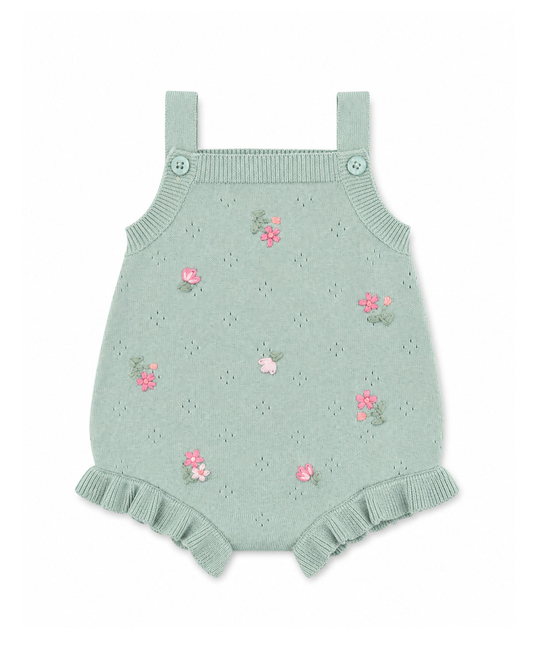 Chelsea Organic Hand Emb. Knit Bodysuit