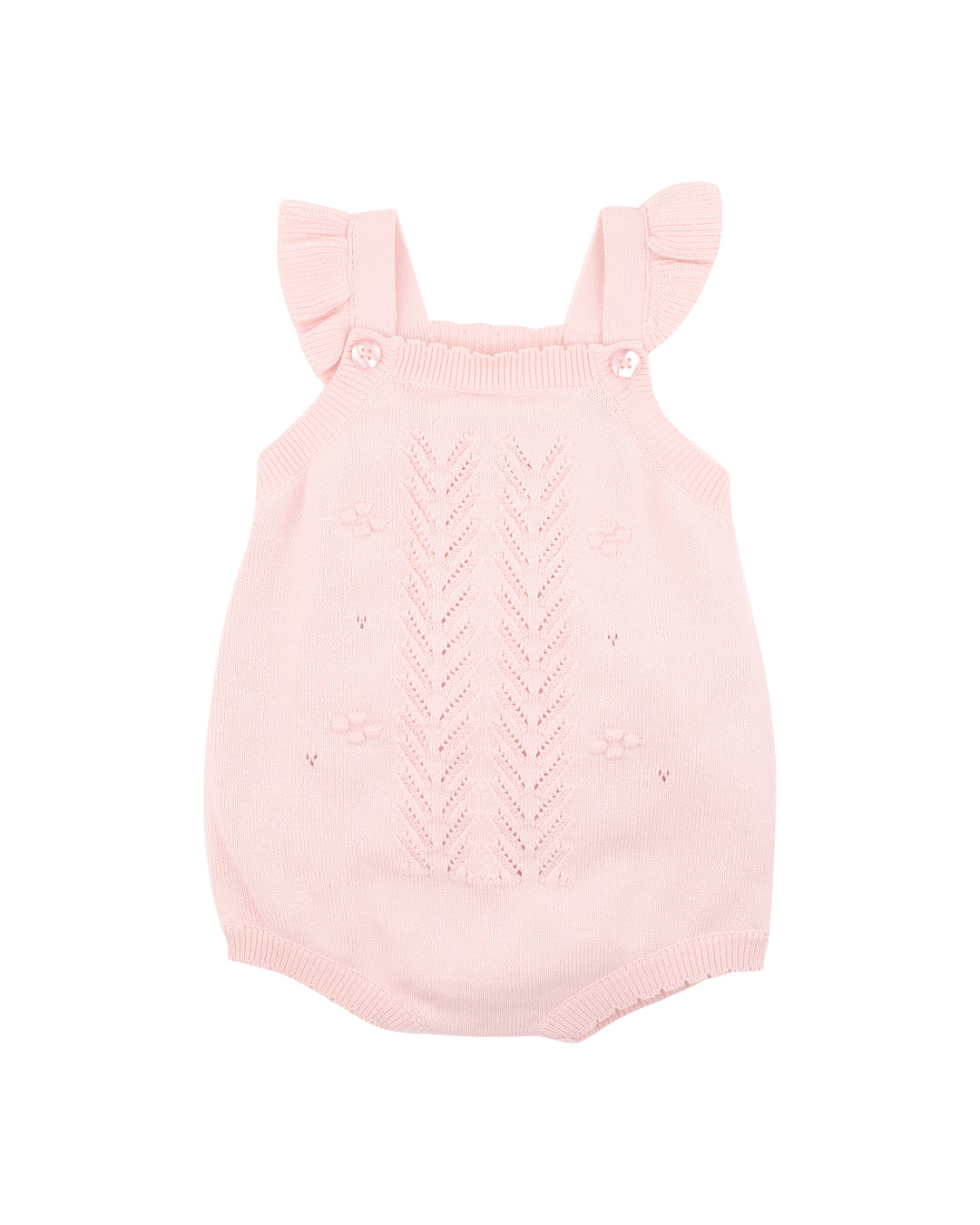 Bodysuit | Organic Pink Bobble Knit