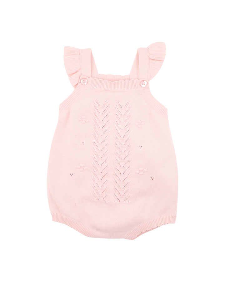 Bodysuit | Organic Pink Bobble Knit