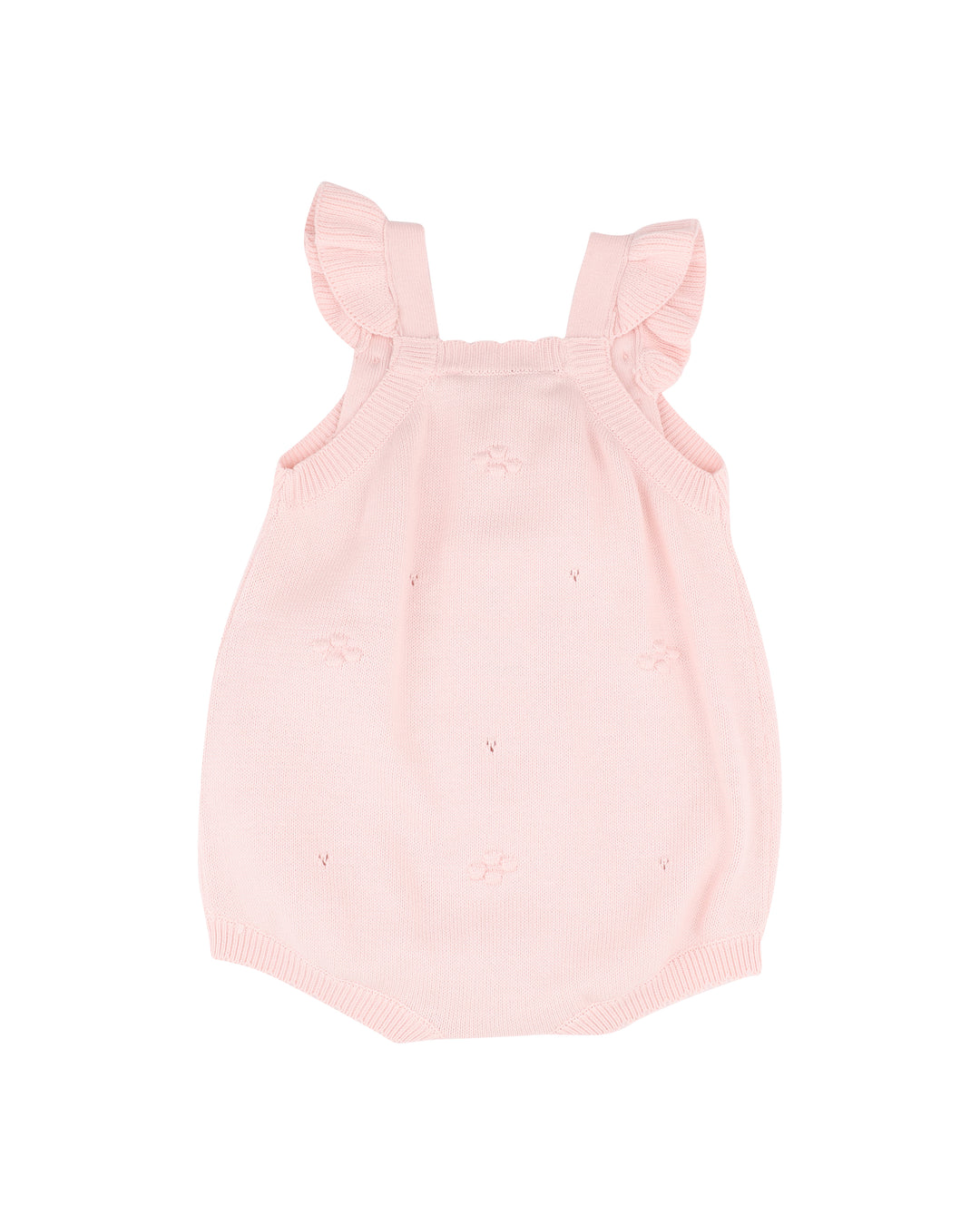 Bodysuit | Organic Pink Bobble Knit