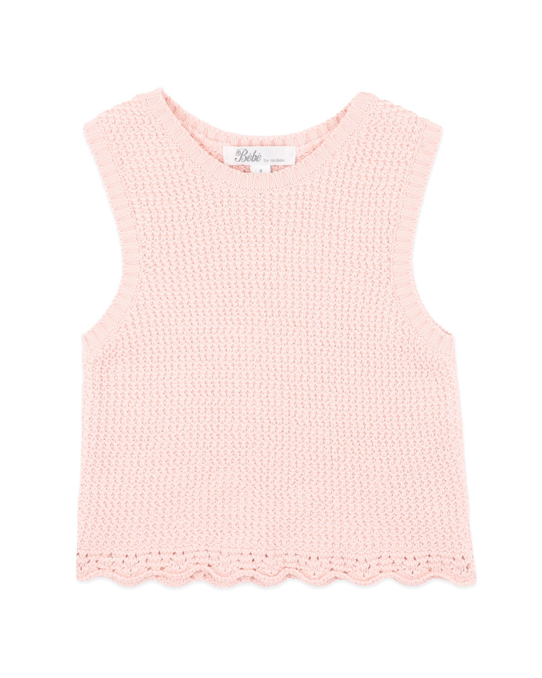Organic Knitted Top - Poppy