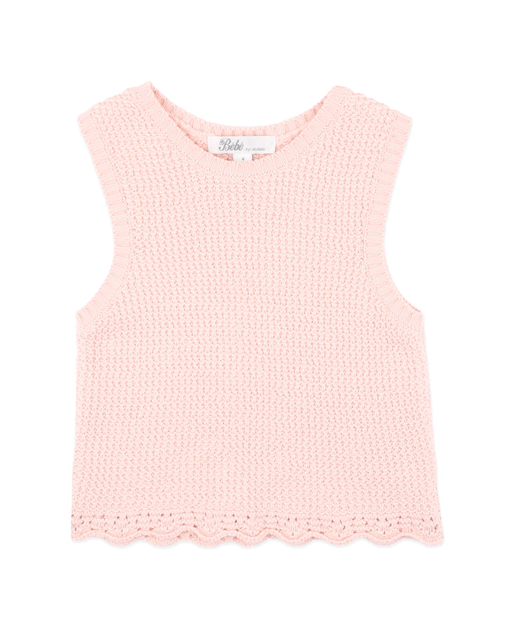 Organic Knitted Top - Poppy