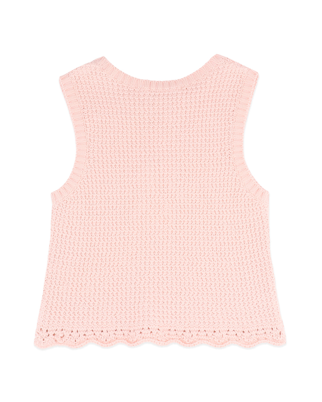 Organic Knitted Top - Poppy