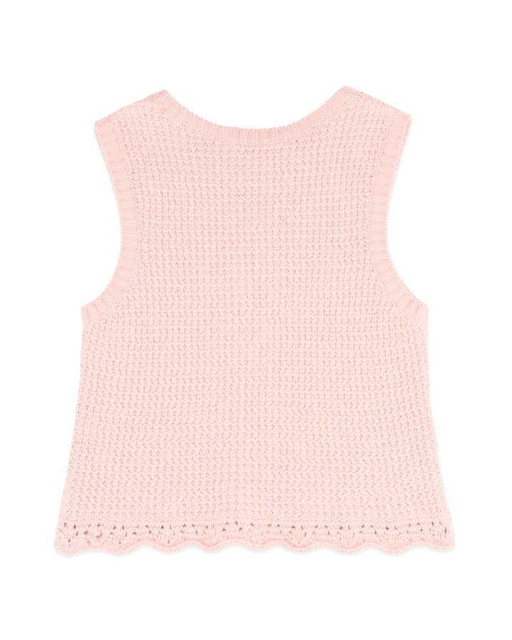 Organic Knitted Top - Poppy
