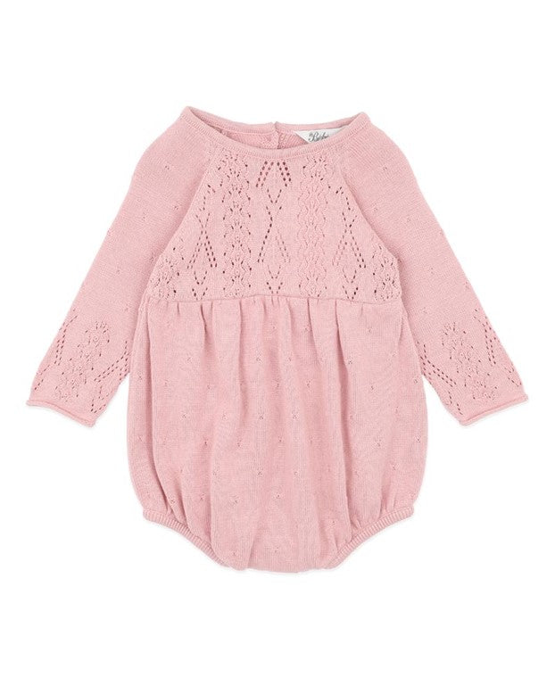 Bodysuit | Organic Knitted Pointelle - Fern Blossom