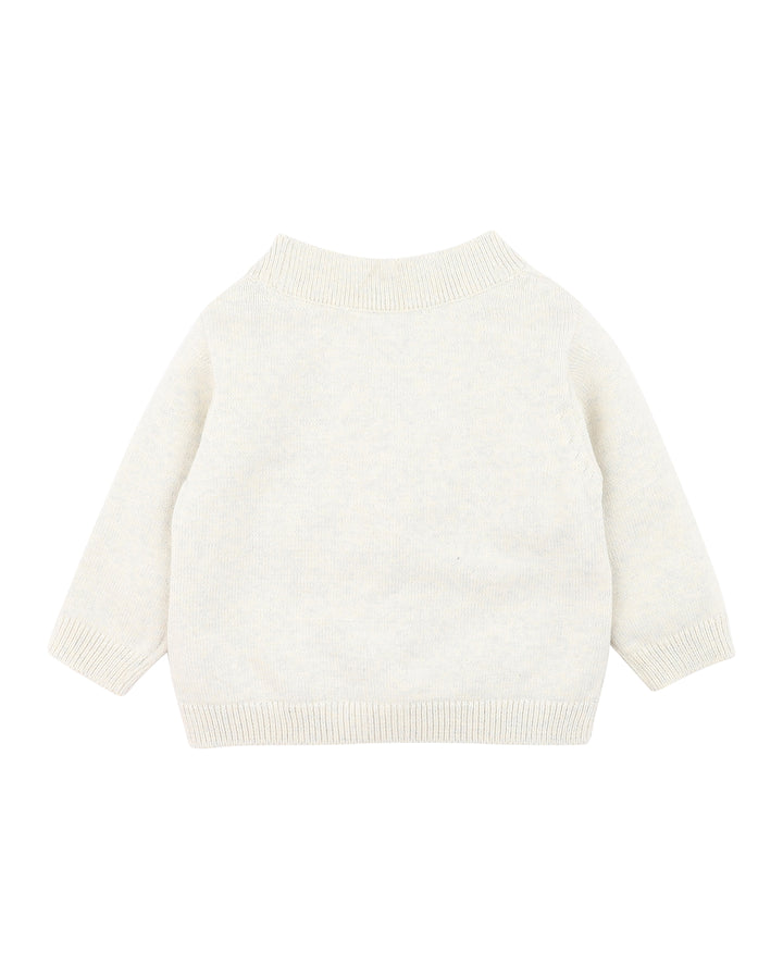Brady Organic Cotton Marl Cardigan
